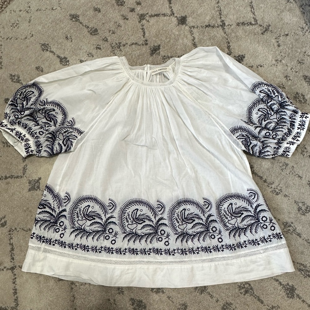 Ulla Johnson Embroidered Top